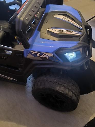 Uşaq üçün elektrikli off-road maşın – 2 nəfərlik - Korpus: mavi-qara
