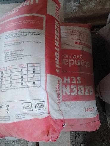 Dekorativ divar panelləri: Sement 300 marka.tikintidən artıq qalıb cəmi 3 kisə — 2