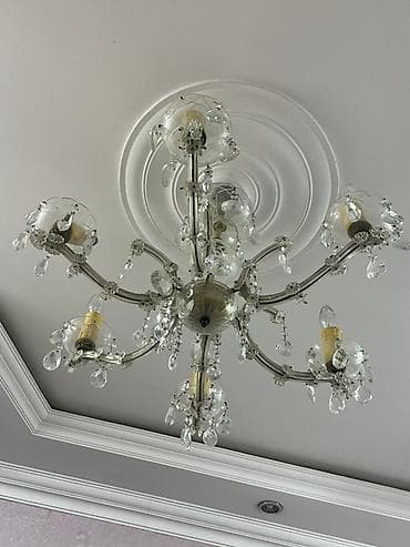 projektor işıq: Çılçıraq, 8 lampa — 1