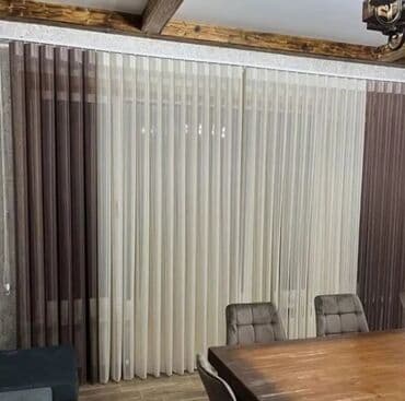 Товары для праздников: Zərif naxışlı jalüz pərdələr - Model: Klassik damask və çiçək motivli — 7