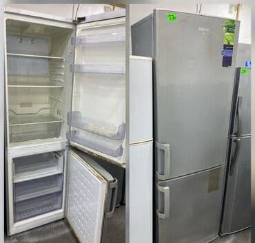 Separatorlar: İşlənmiş 2 qapılı Beko Soyuducu Satılır, rəng - Gümüşü — 1