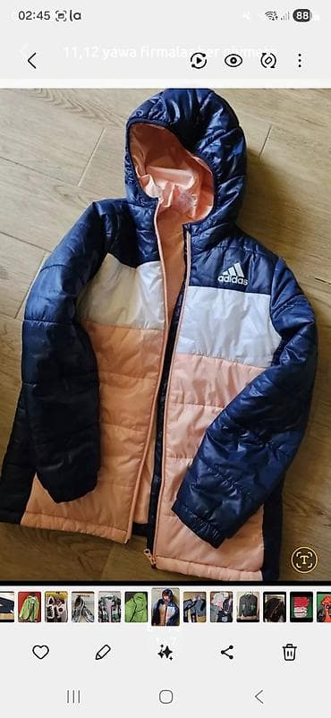 Adidas uşaq qış gödəkçəsi - Yaş qrupu: 12 yaş (istifadəçi məlumatına — 1