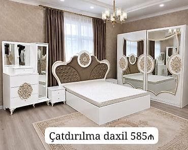 Yataq dəsti satılır çatdırılma daxil 580₼. İdeal vəziyyətdə. Matrası