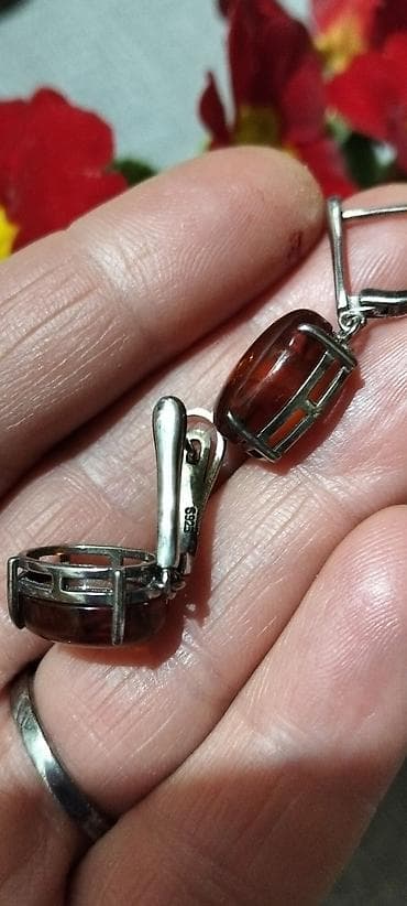 canta teze: Sırğa, Pandora, Gümüş, 925 g, Ünvandan götürmə — 4