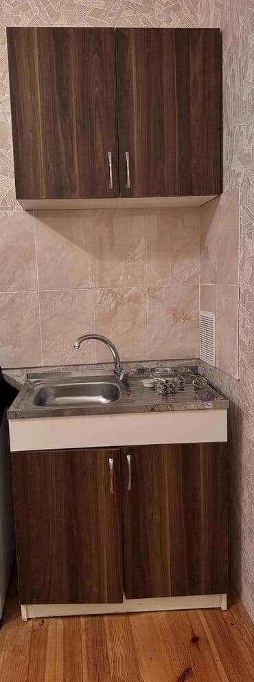 metbex şkafi: Mətbəx üçün yuyucu dəst - Kompakt ölçülü mətbəx modulu: aşağı dolab + — 1