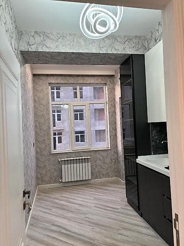 8 mikrorayon satilan evler: Yeni təmirli mənzil interyeri - Müasir dizaynlı otaqlar: açıq rəng — 7