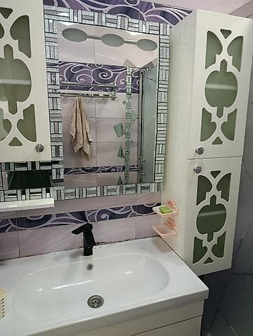 taxta ref: Vanna otağı üçün dəst – lavabo şkafı, üst güzgü və yan asma dolab - — 2
