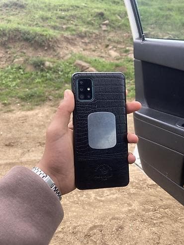soyuducu 2 el: Samsung Galaxy A51, 64 GB, rəng - Mavi, Barmaq izi — 2