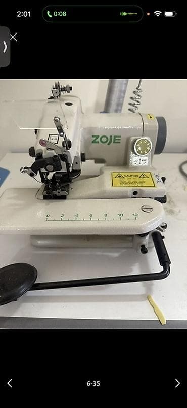 ZOJE ZJ500 sənaye tikiş maşını – kənar emalı/overlok tipli