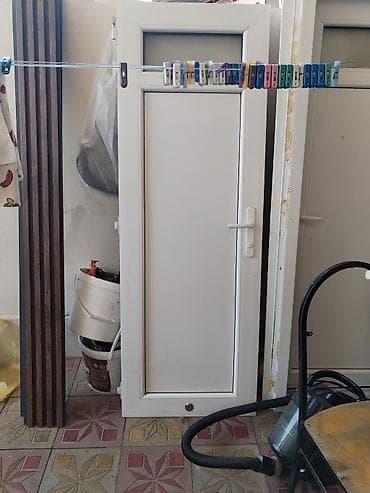 ag qapi: PVC qapılar dəstəni 70 uzunluğu 190 naliwnikledi təzə kimidi - — 2