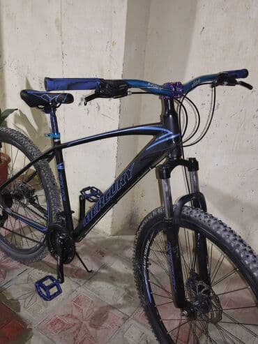 трехколесный велосипед: Mercury dağ velosipedi - Rəng: qara-mavi dizayn, MERCURY loqolu - — 1