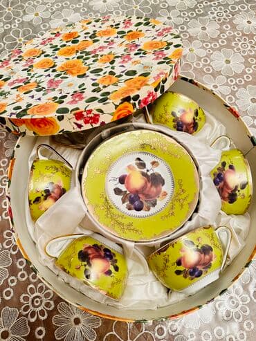 Satılır cay desti 6 çaşqa 6 nelbeki öz qutusunda çox nazikdi matryalı lalafo.az -da Satılır cay desti 6 çaşqa 6 nelbeki öz qutusunda çox nazikdi matryalı