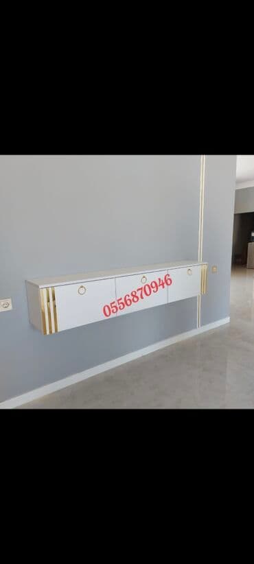 laminat qiyməti: Yeni, Düz TV altlığı, Polkalı, Laminat, Azərbaycan — 1