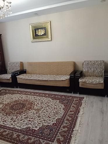 klassik divanlar: İşlənmiş, Di̇van-kravat, 2 kreslo, Bazalı, Açılan — 2