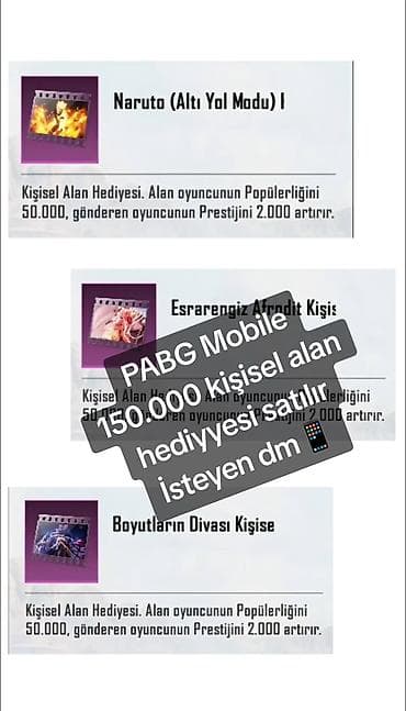 PUBG Mobile üçün “Şəxsi Alan Hədiyyələri” paketi Tərkibində