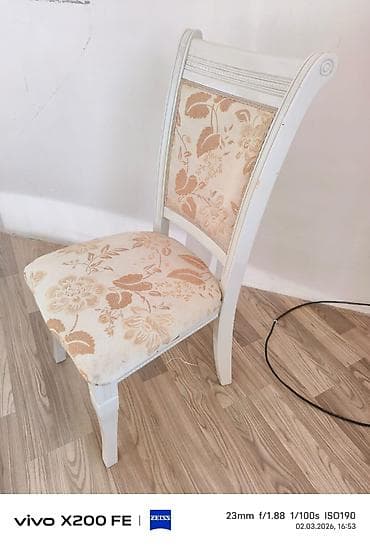 nahar servisi: Qonaq otağı üçün, Açılmayan, Dördbucaq masa, 4 stul — 3