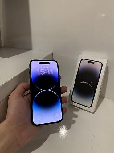 12 pro 256: IPhone 14 Pro, 256 GB, Qara, Face ID, Simsiz şarj, Sənədlərlə — 1
