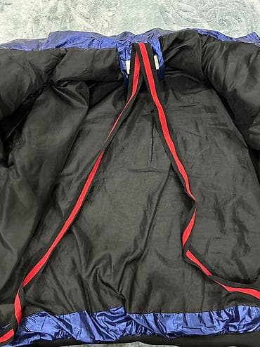 Куртки: Elektro goy rengde, 2 cibli, mexli kapyushonlu, qol emblemli, zamoklu — 3