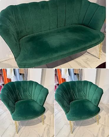 Divan, 2 kreslo, Bazasız, Açılmayan lalafo.az -da Divan, 2 kreslo, Bazasız, Açılmayan