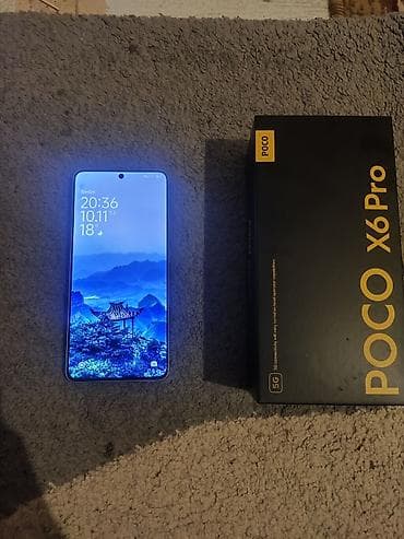 telefon teze: Poco X6 Pro, 512 GB, rəng - Boz, Sensor — 1