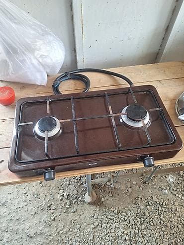 Qaz sobası Stolüstü, 2 gözlü, İşlənmiş