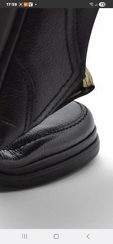 ayaqqabı bağı: Kişi loafer ayaqqabısı – klassik qara rəng - Üst material: toxumalı — 4