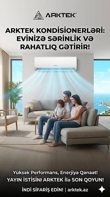 second son: ARKTEK divar tipli kondisioner - Evə sərinlik və rahatlıq gətirən — 1