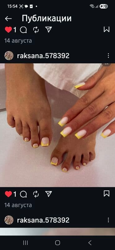 rəsim çəkmək: Manikür, Gellak, şellak, Salonda — 5