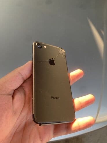 чехлы для телефонов в баку: IPhone 8, 64 ГБ, Черный, Битый — 2