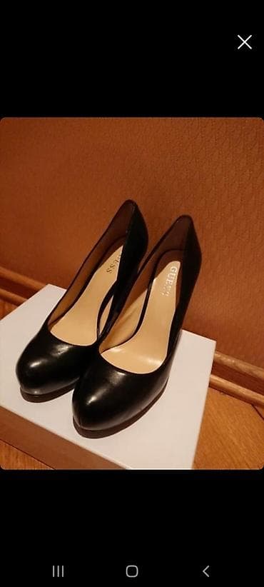 Çəkmələr: Tuflilər, Ölçü: 38, rəng - Qara, İşlənmiş — 1