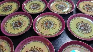 Çay dəsti, Farfor, 12 nəfərlik, Almaniya — 3