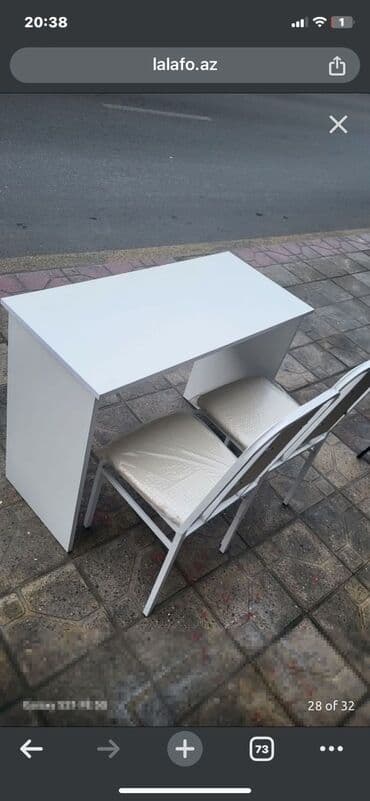 nages hazirlanmasi: Oğlan və qız üçün, Yeni, Siyirməsiz, Parta, Stulsuz — 9