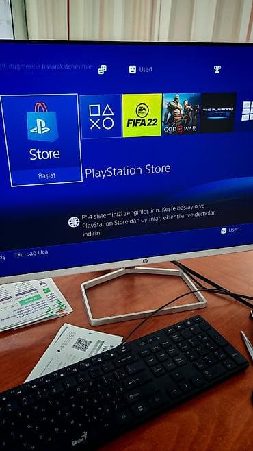 ps diskleri: Ps 4 slim 2 orjinal pult 2 disk Sistem 13.04 Zavod blomlu Yaddaş -1 tb — 4