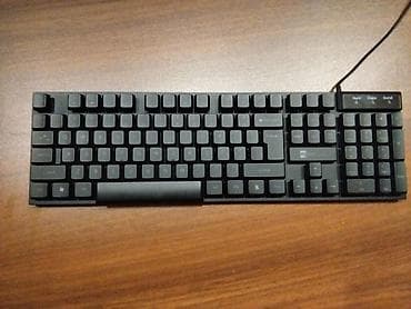 ajazz nk61: •Tam işlək vəziyyətdədir •RGB işıqlandırması var •Düymələrin hamısı — 3