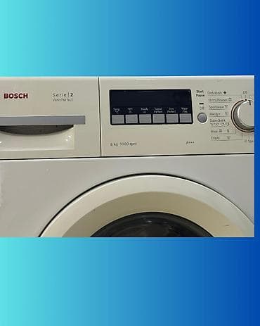 siemens e10 46: Paltaryuyan maşın Bosch, 6 kq, İşlənmiş, Avtomat, Qurutmasız, Kredit yoxdur, Ödənişli çatdırılma — 3