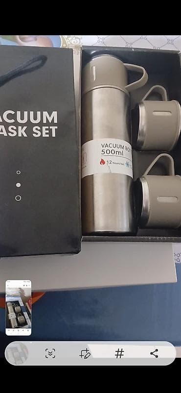 termos: Rəng - Gümüşü, Termos, Paslanmayan polad, 0,5 bucket volume l — 3