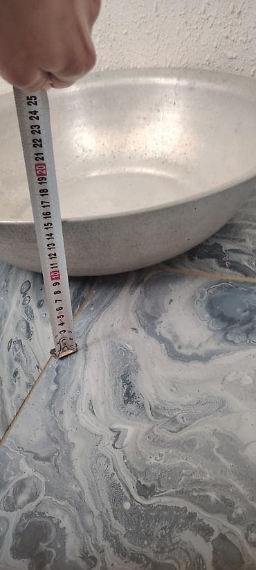 yemek qabi: Alüminium ləyən - Material: qalın divarlı alüminium, istiliyi tez və — 3