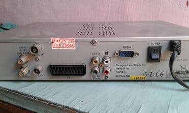 tüner: Peyk anteni üçün "Euromax" və "Neosat"aparatları satılır. 3 ədəd var — 9