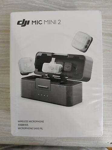 DJI Mic Mini 2 — simsiz mikrofon sistemi (2 TX +1 mobile Rx) lalafo.az -da DJI Mic Mini 2 — simsiz mikrofon sistemi (2 TX +1 mobile Rx)