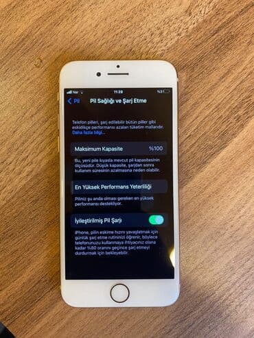 note 8 kabrolari: IPhone 8, Ağ, Barmaq izi — 4
