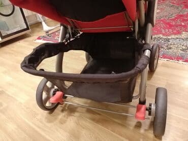 кресло для ребенка в машину: Qırmızı reng uşaq kolyaskası + Ana qucağı (maşın üçün oturacaq). Geniş — 8