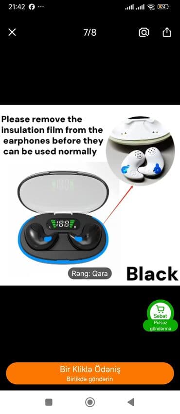 musiqi player: ✅Görünməz dizaynlı TWS qulaqcıq – yuxu və gündəlik istifadə üçün — 6