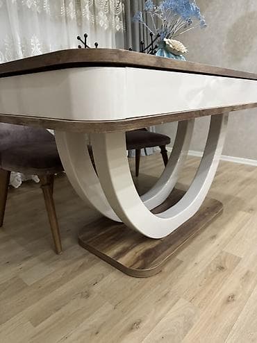 parca stul: Qonaq masası, Açılmayan, Taxta, Dördbucaq masa — 7