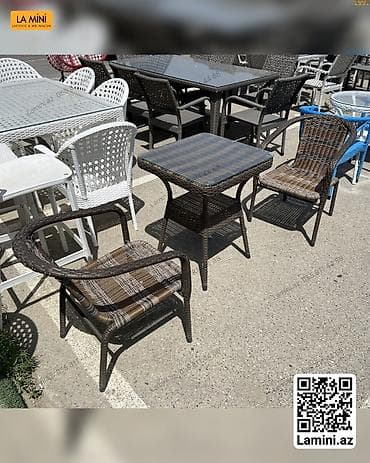 oturaca: Kvadrat masa, 2 stul, Açılmayan, Stullar ilə, Həsir toxunuşlu — 1