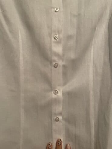 Ətəklər: Qadın köynəkləri – 2 ədəd set - Modellər: 1) Açıq mavi-ağ zolaqlı — 4