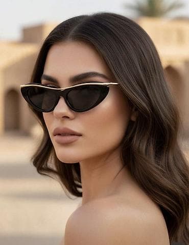 İstifade olunmayıb, yenidir Qadın gün eynəyi – “cat-eye” (kəpənək)