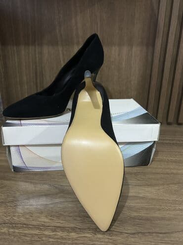 qadin pencekleri: Туфли, Размер: 38, цвет - Черный, Новый — 5