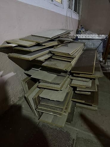 laminat dsp: Laminat döşəmə taxtaları (qarışıq ölçülər və rənglər) - Material — 1