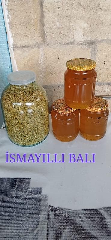 qedimi balta: İsmayıllı balı və arı çiçəyi tozu (polen) - Məhsul: Təbii dağ — 1