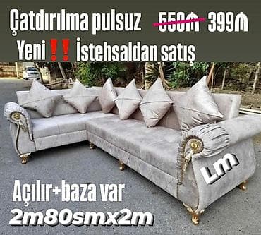 kunc divan ucuz: Künc divan, Yeni, Açılan, Bazalı, Parça, Şəhərdaxili pulsuz çatdırılma — 1